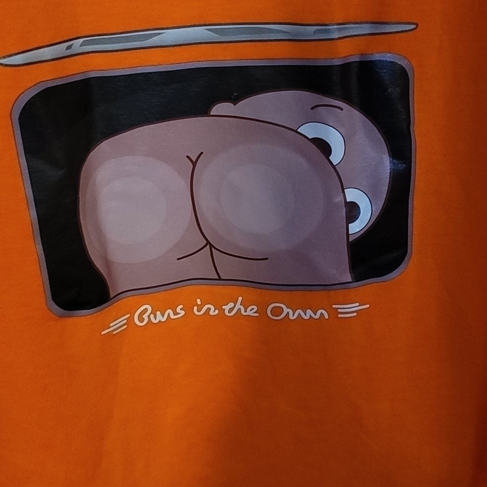 Bun in the Oven Maternity  Orange ttop - Picture 2 of 6